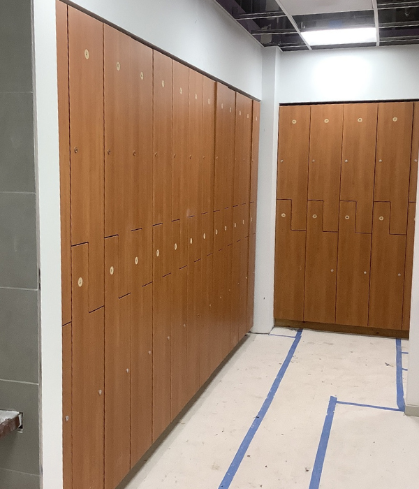 Scope Included: fitness center lockers
