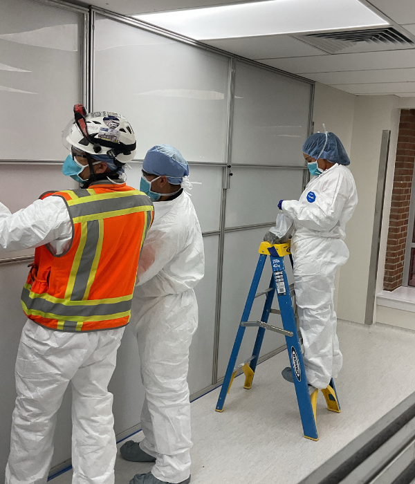 Scope Included: healthcare ICRA wall