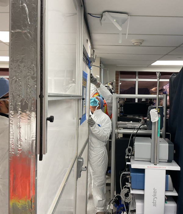 Scope Included: healthcare ICRA wall